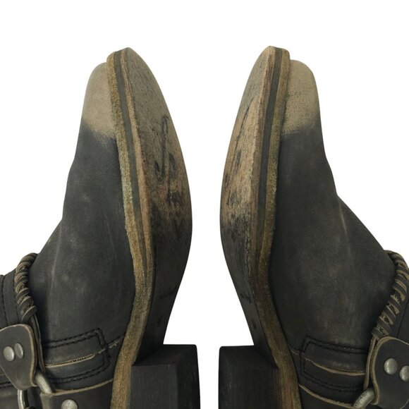 Free People Stony Desert Ankle Boot Womens 6.5 Harness Leather Western Booties - Picture 11 of 16